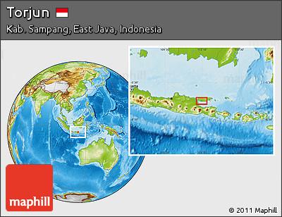 Physical Location Map of Torjun
