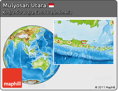 Physical Location Map of Mulyosari Utara