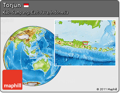 Physical Location Map of Torjun