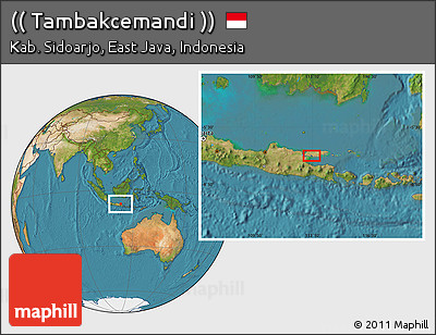 Satellite Location Map of (( Tambakcemandi ))