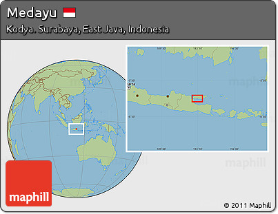 Savanna Style Location Map of Medayu