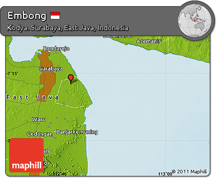 Physical Map of Embong