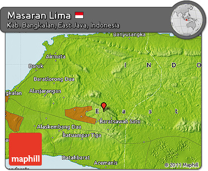 Physical Map of Masaran Lima