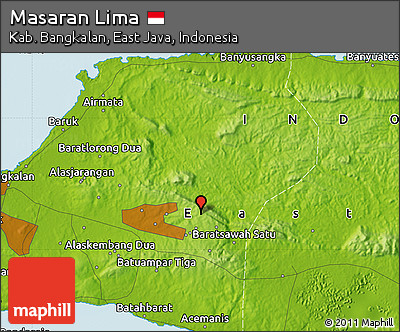 Physical Map of Masaran Lima
