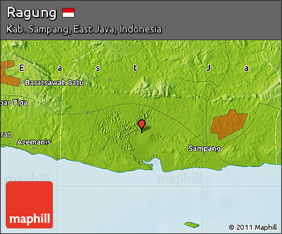 Physical Map of Ragung