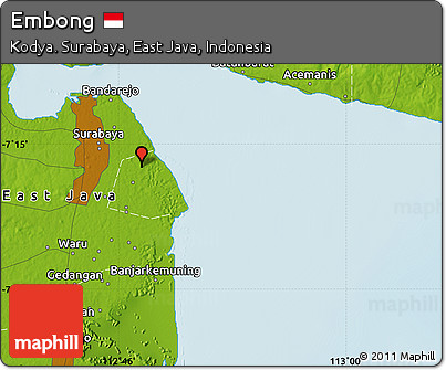 Physical Map of Embong