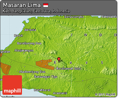 Physical Map of Masaran Lima