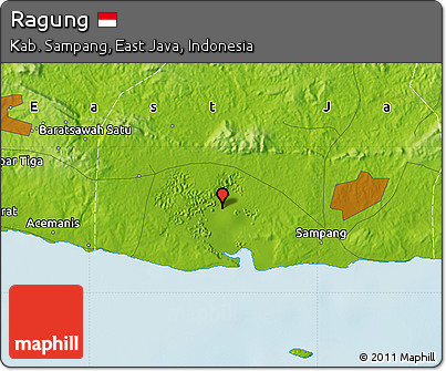 Physical Map of Ragung