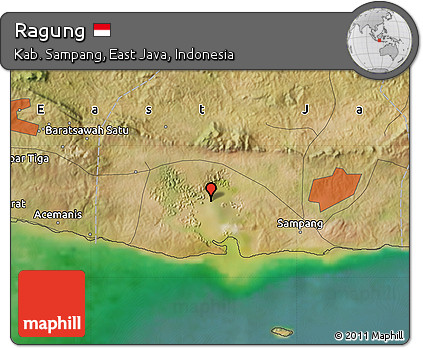 Satellite Map of Ragung