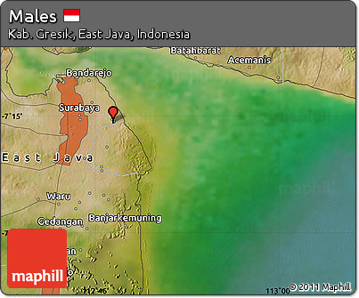Satellite Map of Males