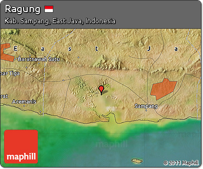 Satellite Map of Ragung