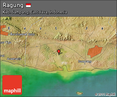 Satellite Map of Ragung