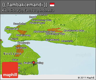 Physical Panoramic Map of (( Tambakcemandi ))