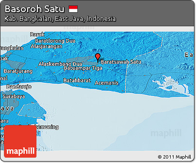 Political Panoramic Map of Basoroh Satu