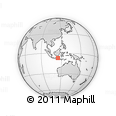Outline Map of the Area around 7° 10' 2" S, 114° 49' 29" E, rectangular outline