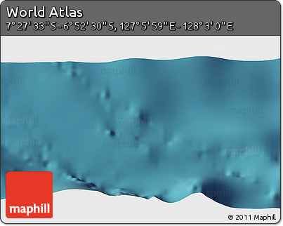 Satellite 3D Map of the Area around 7° 10' 2" S, 127° 34' 30" E
