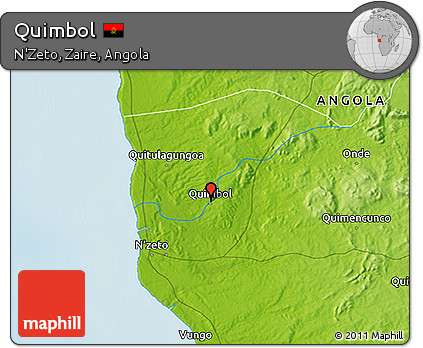 Physical 3D Map of Quimbol