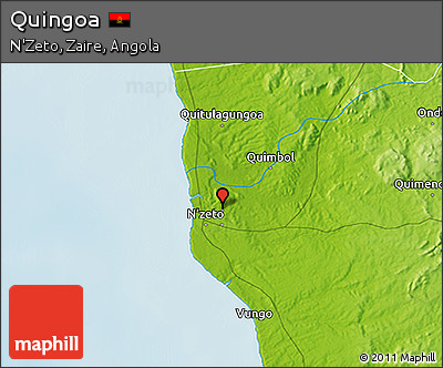 Physical 3D Map of Quingoa