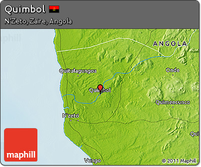 Physical 3D Map of Quimbol