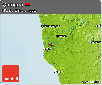 Physical 3D Map of Quingoa