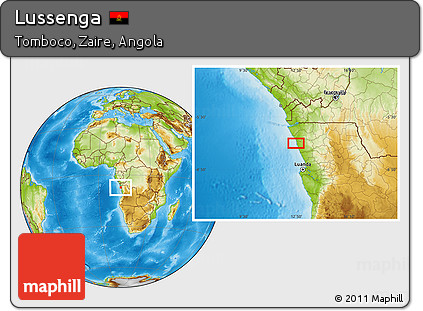 Physical Location Map of Lussenga