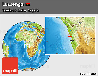 Physical Location Map of Lussenga