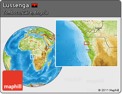 Physical Location Map of Lussenga