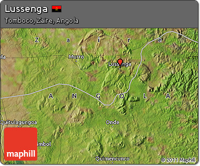 Satellite Map of Lussenga