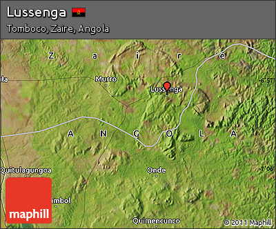 Satellite Map of Lussenga