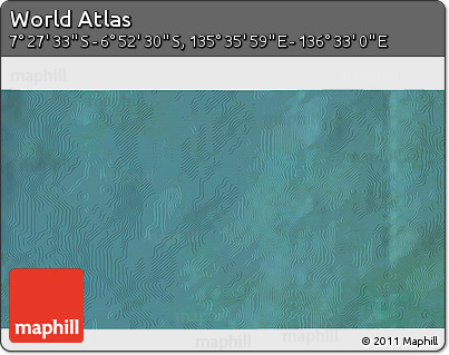 Satellite 3D Map of the Area around 7° 10' 2" S, 136° 4' 29" E