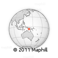 Outline Map of the Area around 7° 10' 2" S, 138° 37' 30" E, rectangular outline