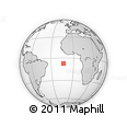 Outline Map of the Area around 7° 10' 2" S, 13° 31' 30" W, rectangular outline