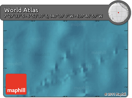 Satellite Map of the Area around 7° 10' 2" S, 140° 10' 30" W