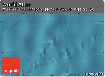 Satellite Map of the Area around 7° 10' 2" S, 140° 10' 30" W