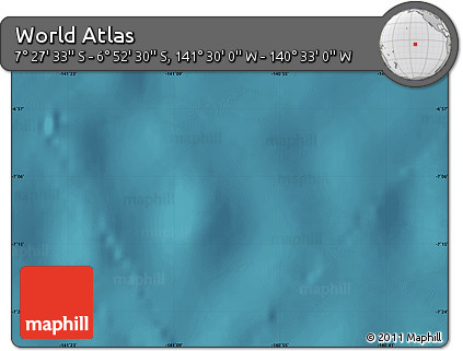 Satellite Map of the Area around 7° 10' 2" S, 141° 1' 30" W