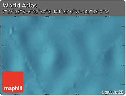 Satellite Map of the Area around 7° 10' 2" S, 141° 1' 30" W
