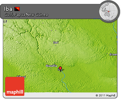 Physical 3D Map of Iba