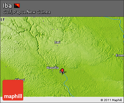 Physical 3D Map of Iba