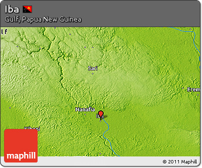 Physical 3D Map of Iba