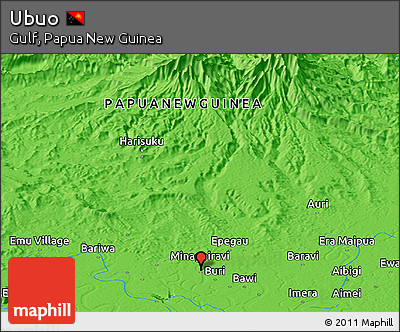 Political Panoramic Map of Ubuo