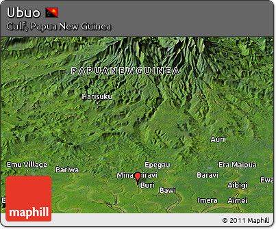 Satellite Panoramic Map of Ubuo