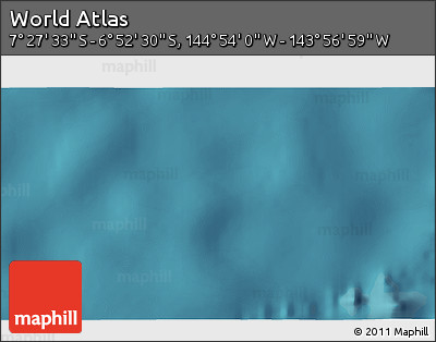 Satellite 3D Map of the Area around 7° 10' 2" S, 144° 25' 30" W