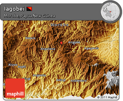 Physical 3D Map of Iagobei