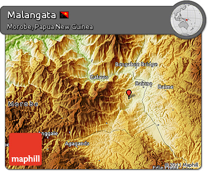 Physical 3D Map of Malangata