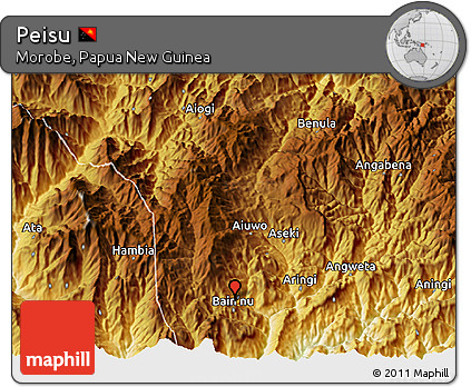 Physical 3D Map of Peisu