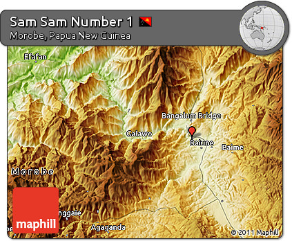 Physical 3D Map of Sam Sam Number 1