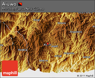 Physical 3D Map of Aiuwo