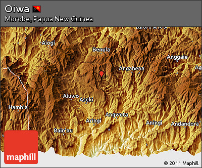 Physical 3D Map of Oiwa
