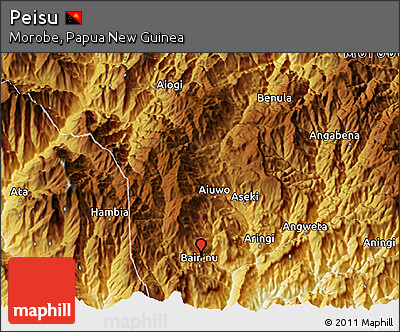 Physical 3D Map of Peisu