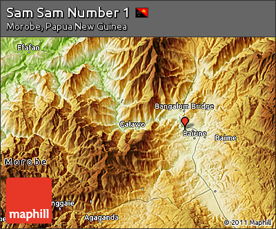 Physical 3D Map of Sam Sam Number 1